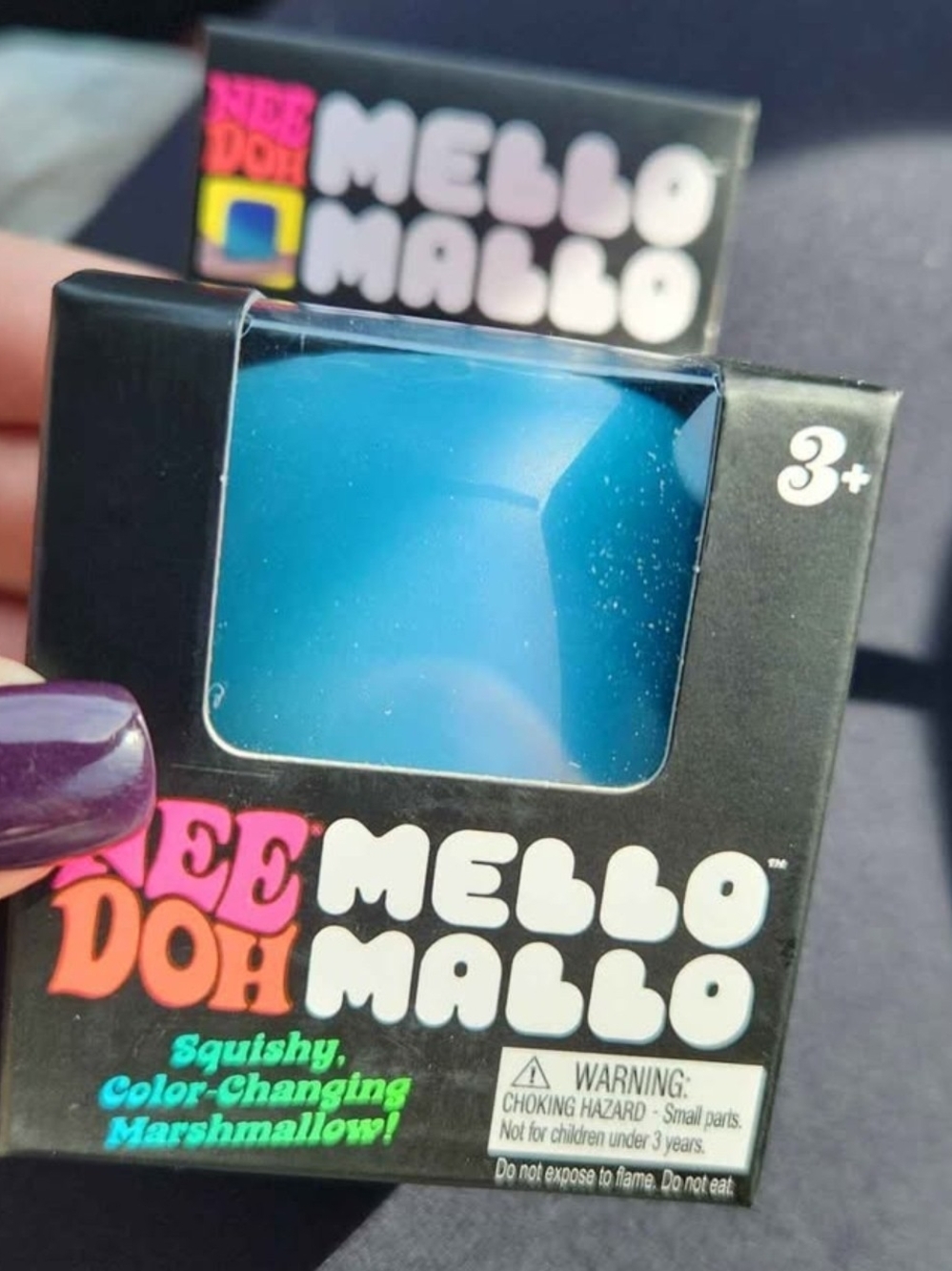 Needoh Color-Changing Squishy Marshmallow - Blue